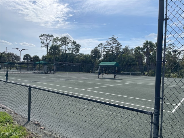 view of sport court