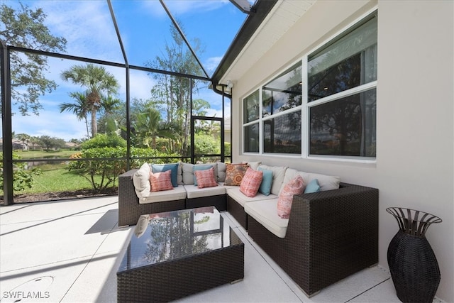 sunroom / solarium featuring plenty of natural light