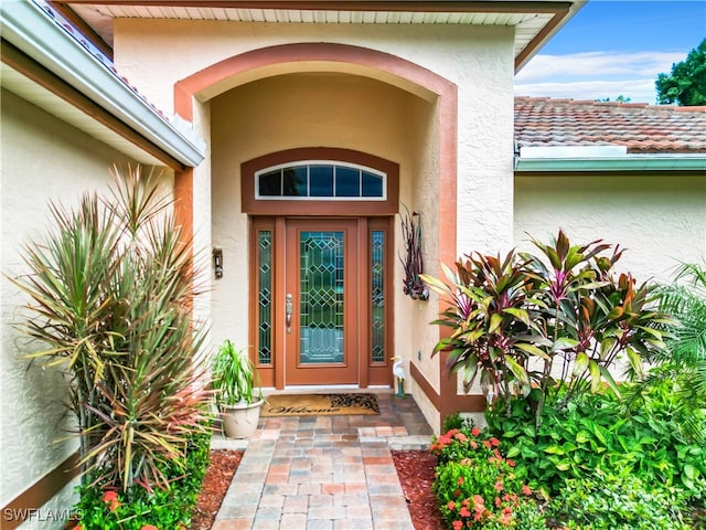 view of property entrance