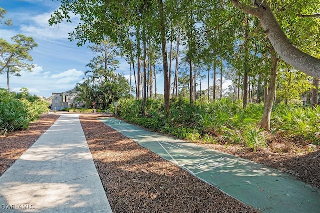 15330 Cedarwood Ln Unit 5-203, Naples, FL 34110 - surrounding community featuring shuffleboard