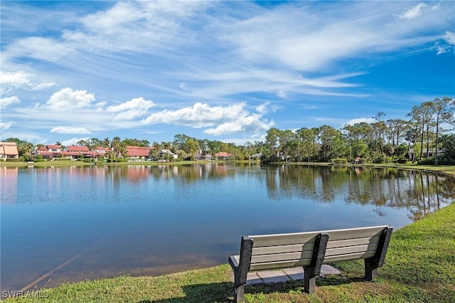 property view of water