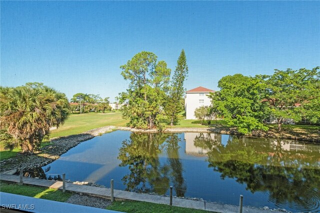 view of water feature