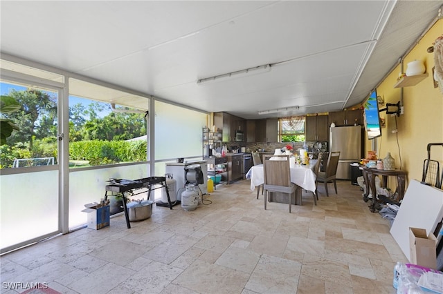 sunroom with a healthy amount of sunlight