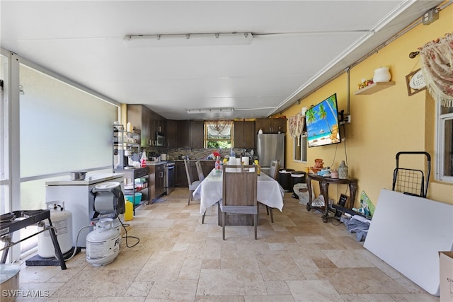 view of dining room