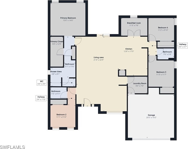 2138 Blaser St, Port Charlotte, FL 33980 - plan