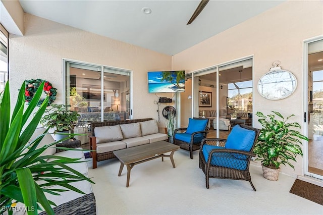 24800 Hollybrier Ln, Bonita Springs, FL 34134 - view of patio featuring outdoor lounge area