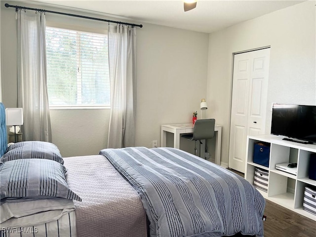 2004 Par Dr, Naples, FL 34120 - bedroom featuring dark wood-type flooring and a closet