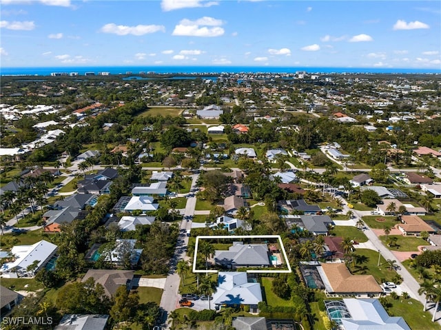 3684 Sudbury Ln, Bonita Springs, FL 34134 - view of property location with property parcel outlined and nearby suburban area