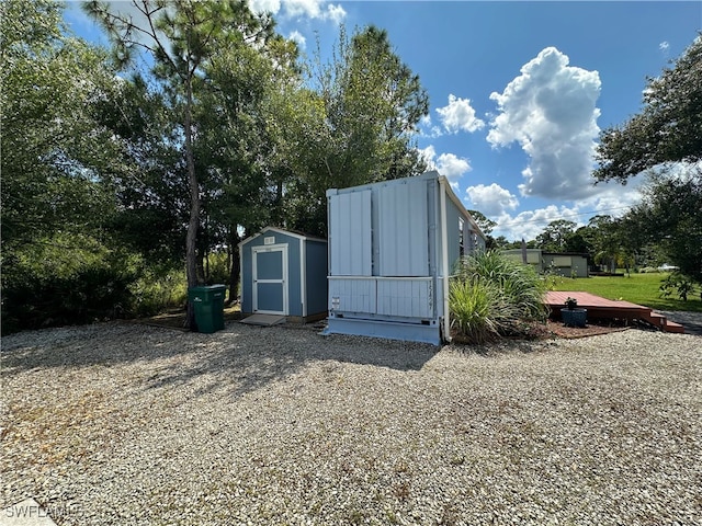 view of outdoor structure