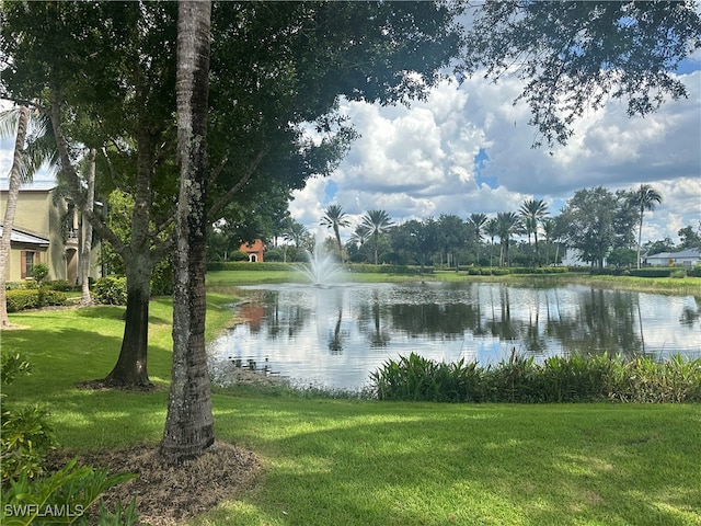 view of water feature