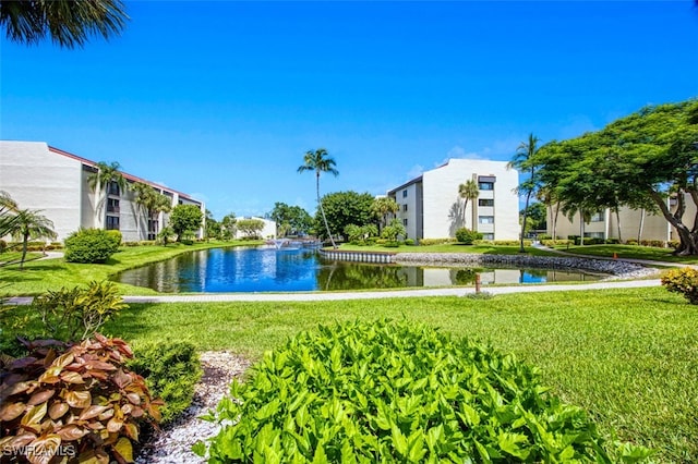 view of water feature