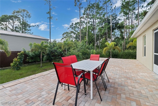 view of patio / terrace