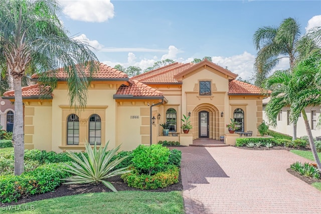 view of mediterranean / spanish home