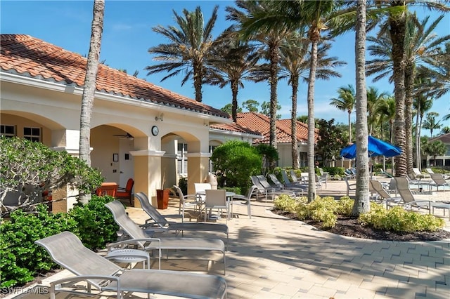 view of patio