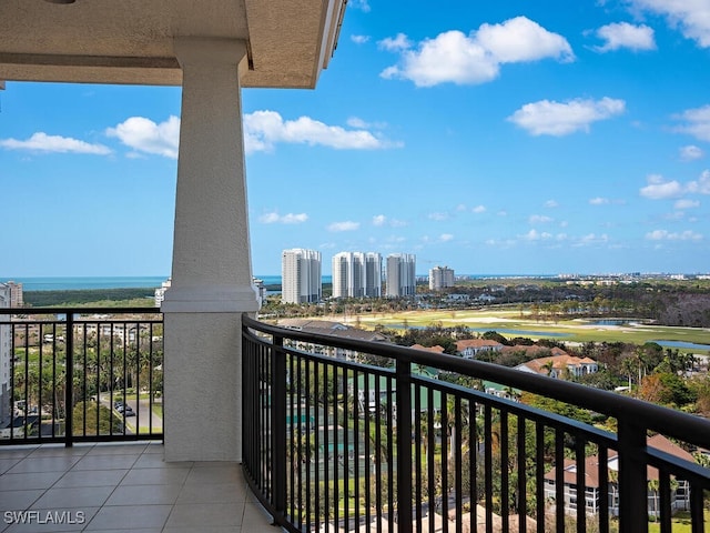 455 Cove Tower Dr Unit 1704, Naples, FL 34110 - balcony featuring a water view