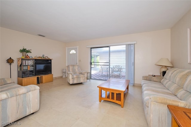 view of living room