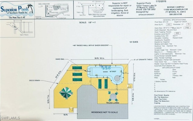 11599 Meadowrun Cir, Fort Myers, FL 33913 - view of home floor plan
