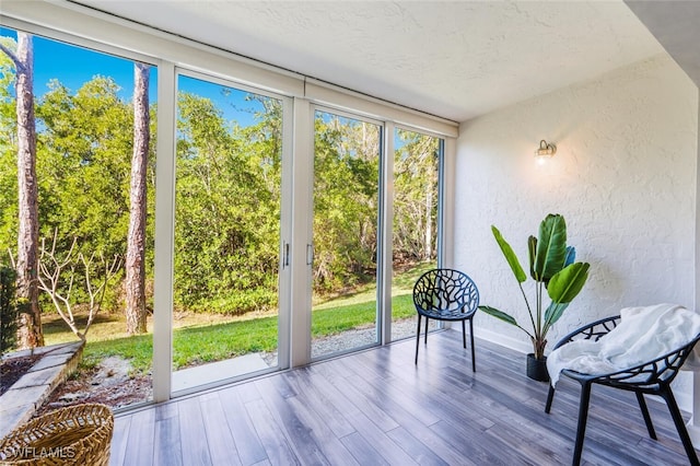 sunroom featuring a healthy amount of sunlight