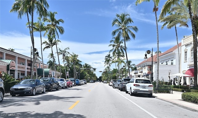 view of road