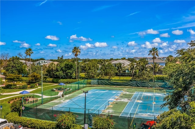 view of sport court