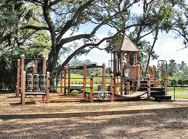 view of play area