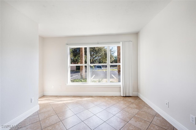 view of tiled empty room