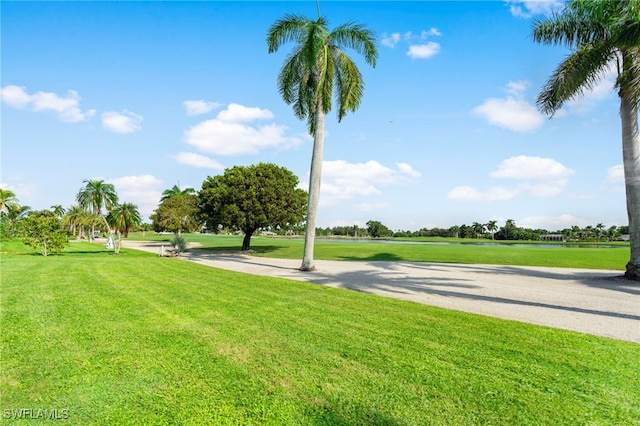 1258 Jamaica Rd, Marco Island, FL 34145 - view of property's community with a lawn and a water view
