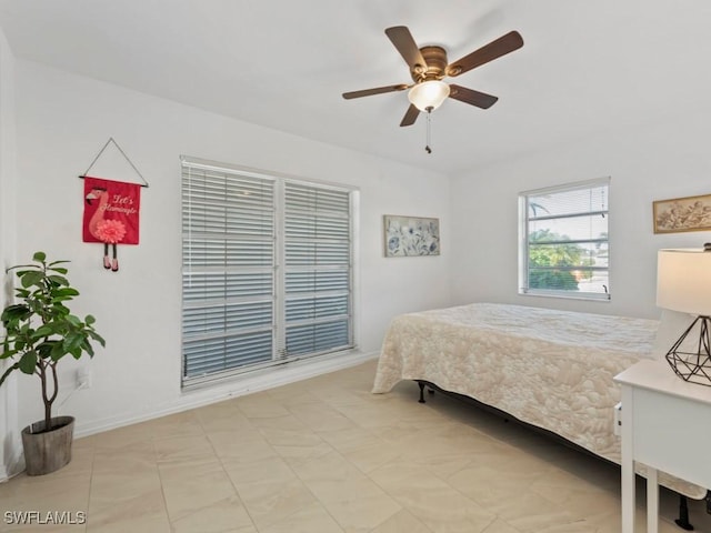 1258 Jamaica Rd, Marco Island, FL 34145 - bedroom featuring ceiling fan