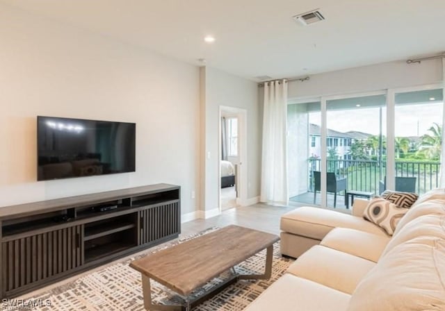 view of living room