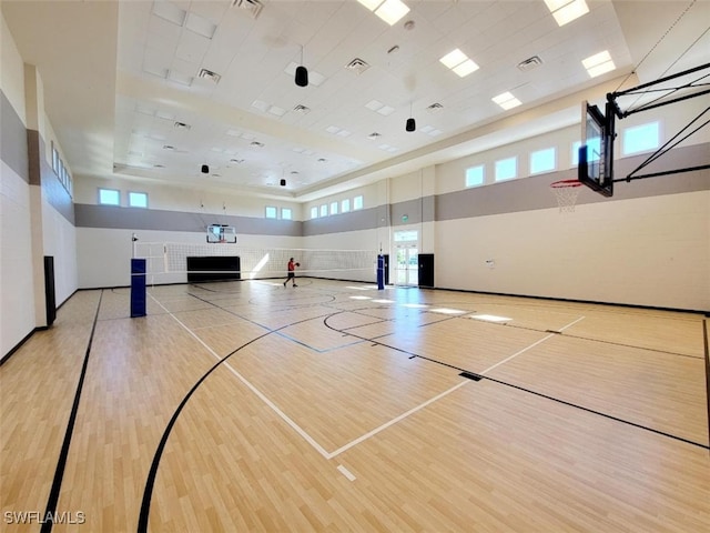 view of sport court