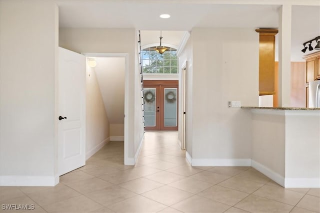 15621 Red Fox Run, Fort Myers, FL 33912 - entrance foyer featuring french doors and light tile patterned floors