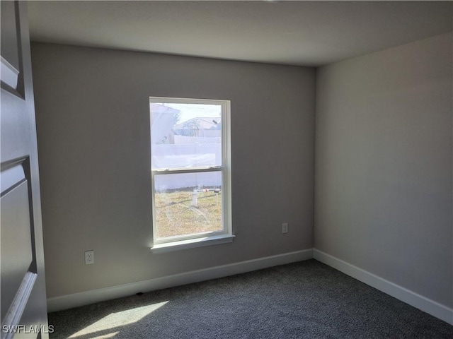 carpeted empty room with a healthy amount of sunlight