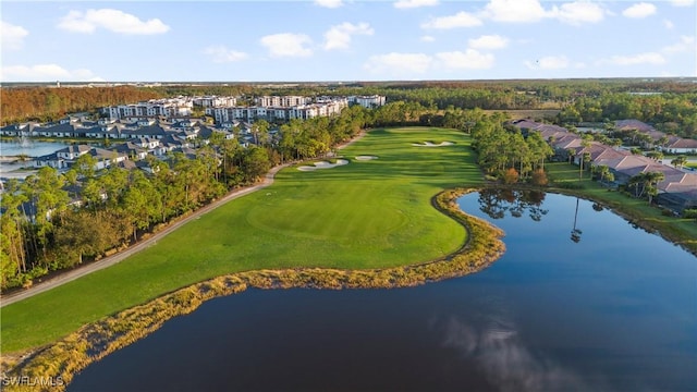 12917 Hadley Ct, Fort Myers, FL 33913 - aerial view of property and surrounding area with a nearby body of water, a local golf course, and nearby suburban area