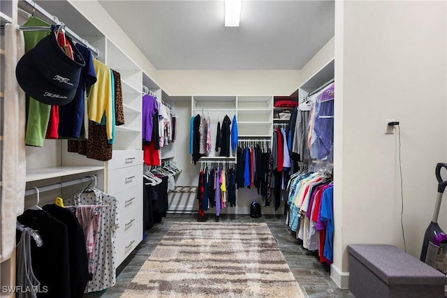 12917 Hadley Ct, Fort Myers, FL 33913 - spacious closet featuring wood finished floors