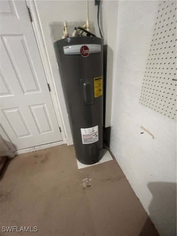 utilities with electric water heater