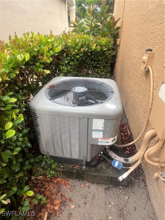 exterior details featuring central air condition unit