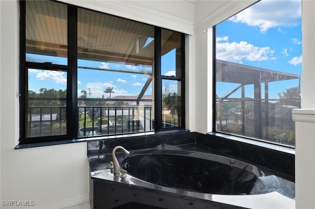 5811 SW 1st Pl, Cape Coral, FL 33914 - full bathroom featuring a tub with jets