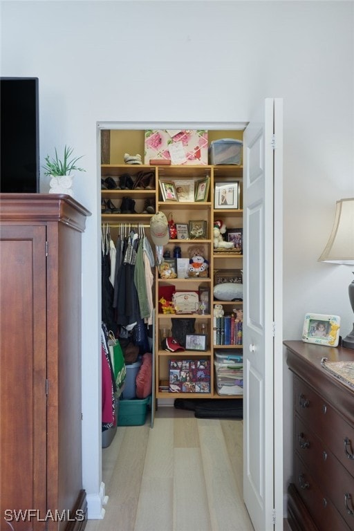 view of storage room