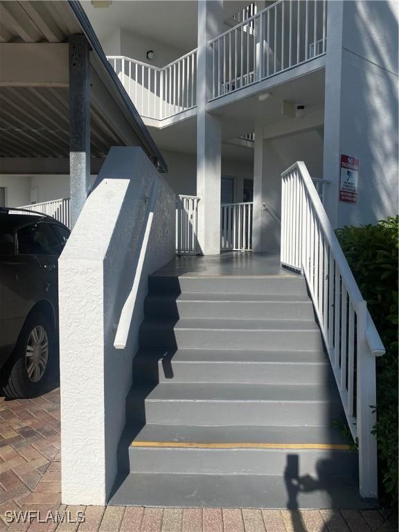 view of stairs