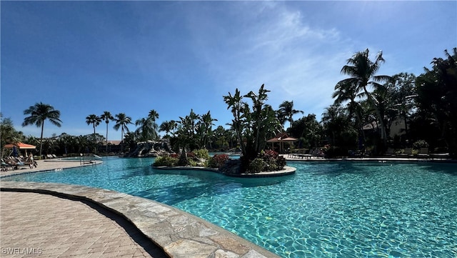 view of swimming pool