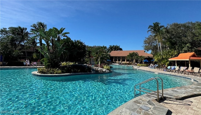 view of swimming pool