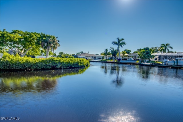 property view of water