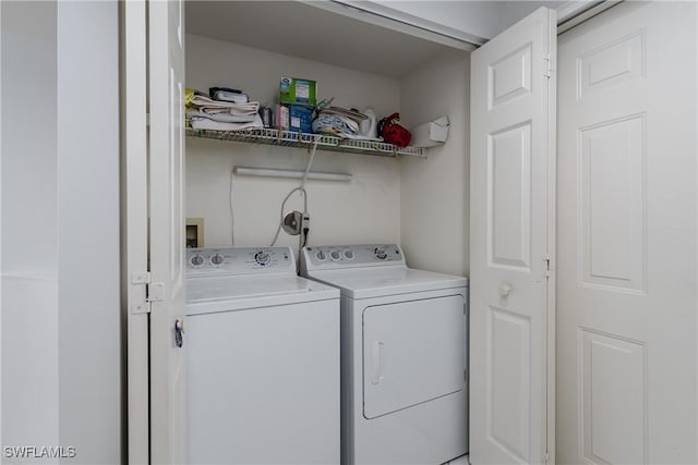 view of laundry area