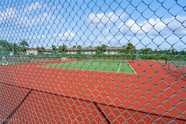 view of sport court