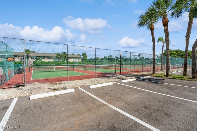 view of sport court