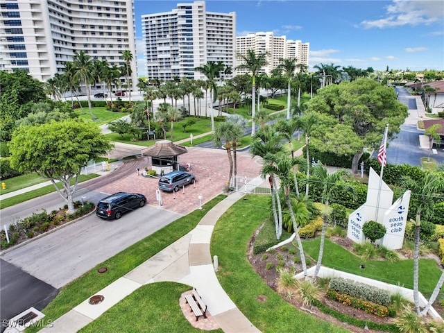 view of property's community featuring a gazebo