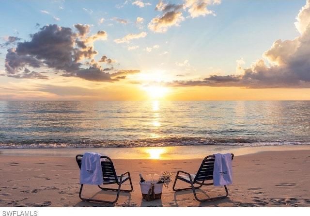 803 Shadow Lake Ln, Naples, FL 34108 - water view featuring nearby beach