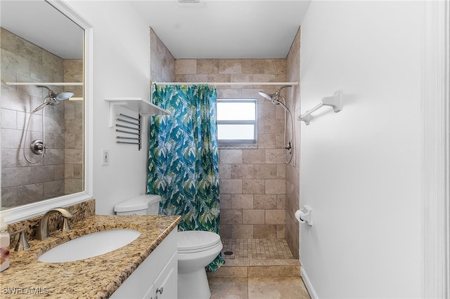 1905 SW 11th St, Cape Coral, FL 33991 - full bathroom with toilet, a tile shower, and vanity