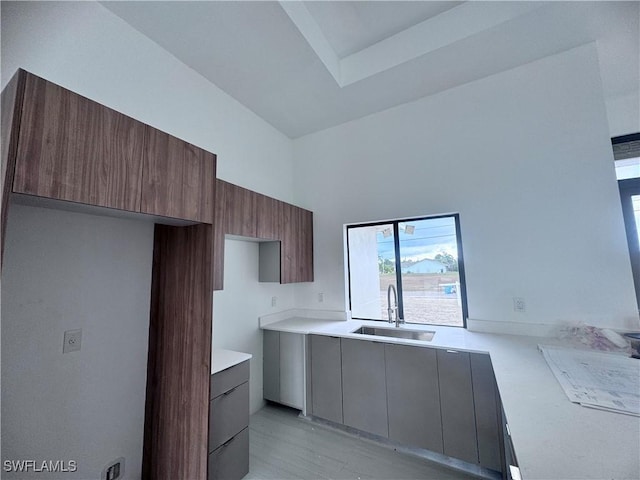 kitchen featuring sink