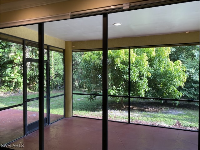 view of doorway to outside